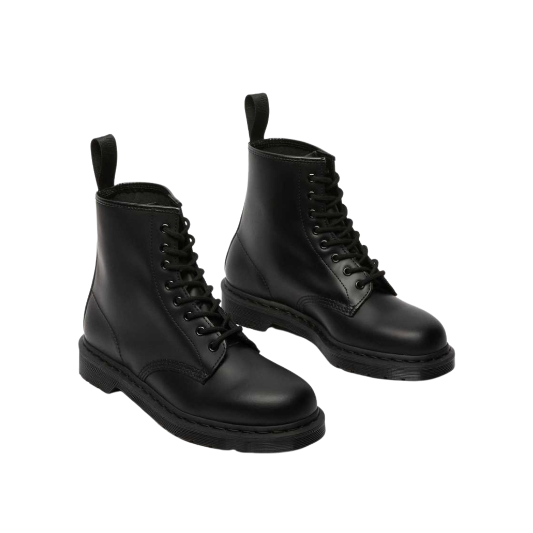 Dr martens 1460 smooth mono black best sale