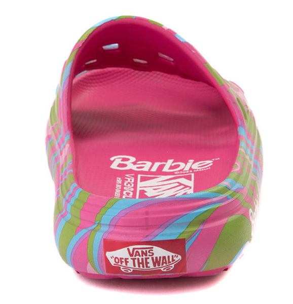 Womens Vans x Barbie™ Slide-On VR3Cush™ Sandal - Multicolor