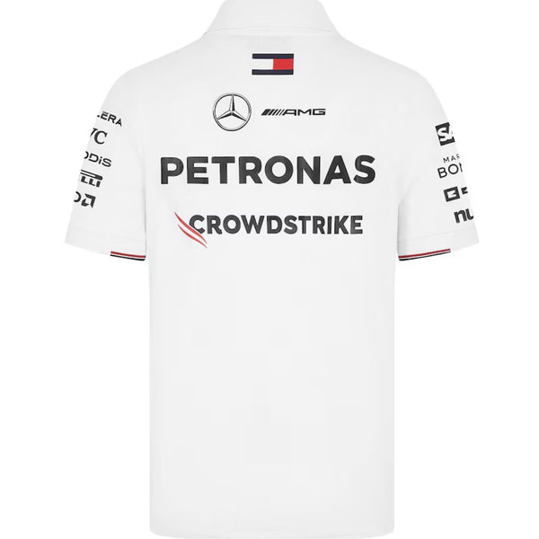 Mercedes AMG Petronas F1 2024 Team Polo - White