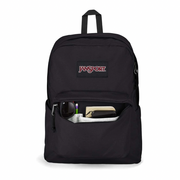 JanSport Superbreak Plus Backpack in Black