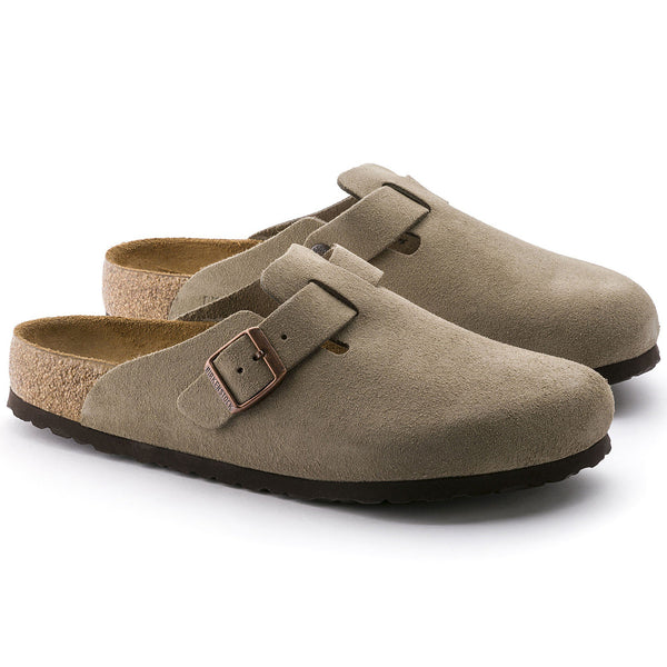 Birkenstock Boston Suede Leather Taupe