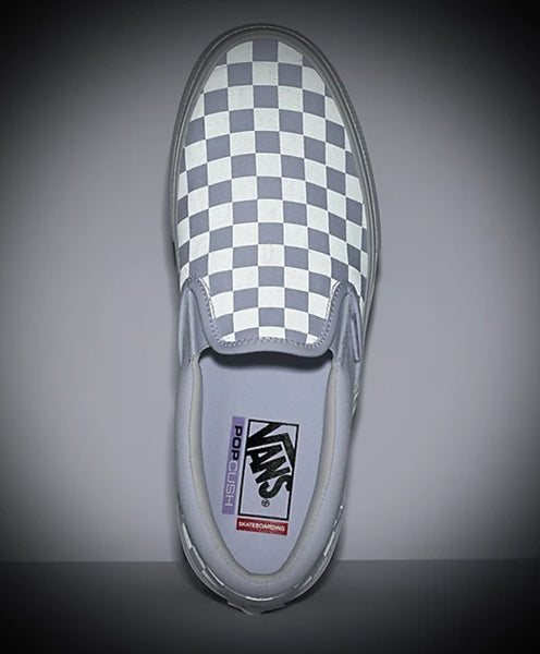 Vans Slip On Pro Reflective Checkerboard