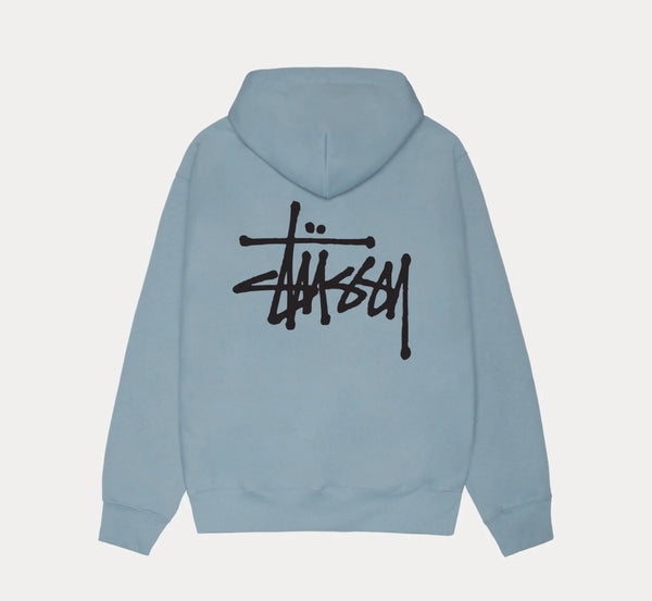 Stussy Basic Zip Hoodie in Slate