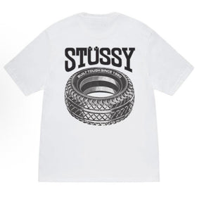 Stussy Tough Tread Tee in White