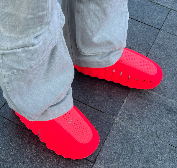 Nike Mind 001 Slides in Solar Red