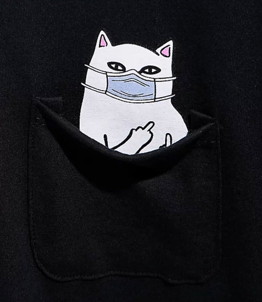 RIPNDIP Nermaphobe Black Pocket T-Shirt