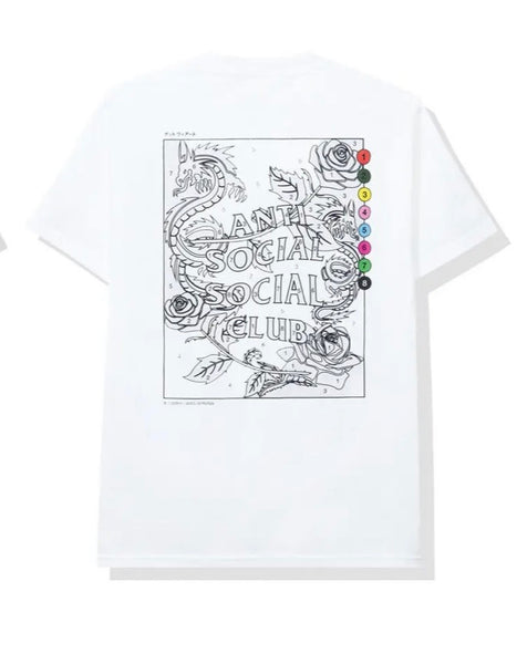 ASSC Paint By Number Tee in White