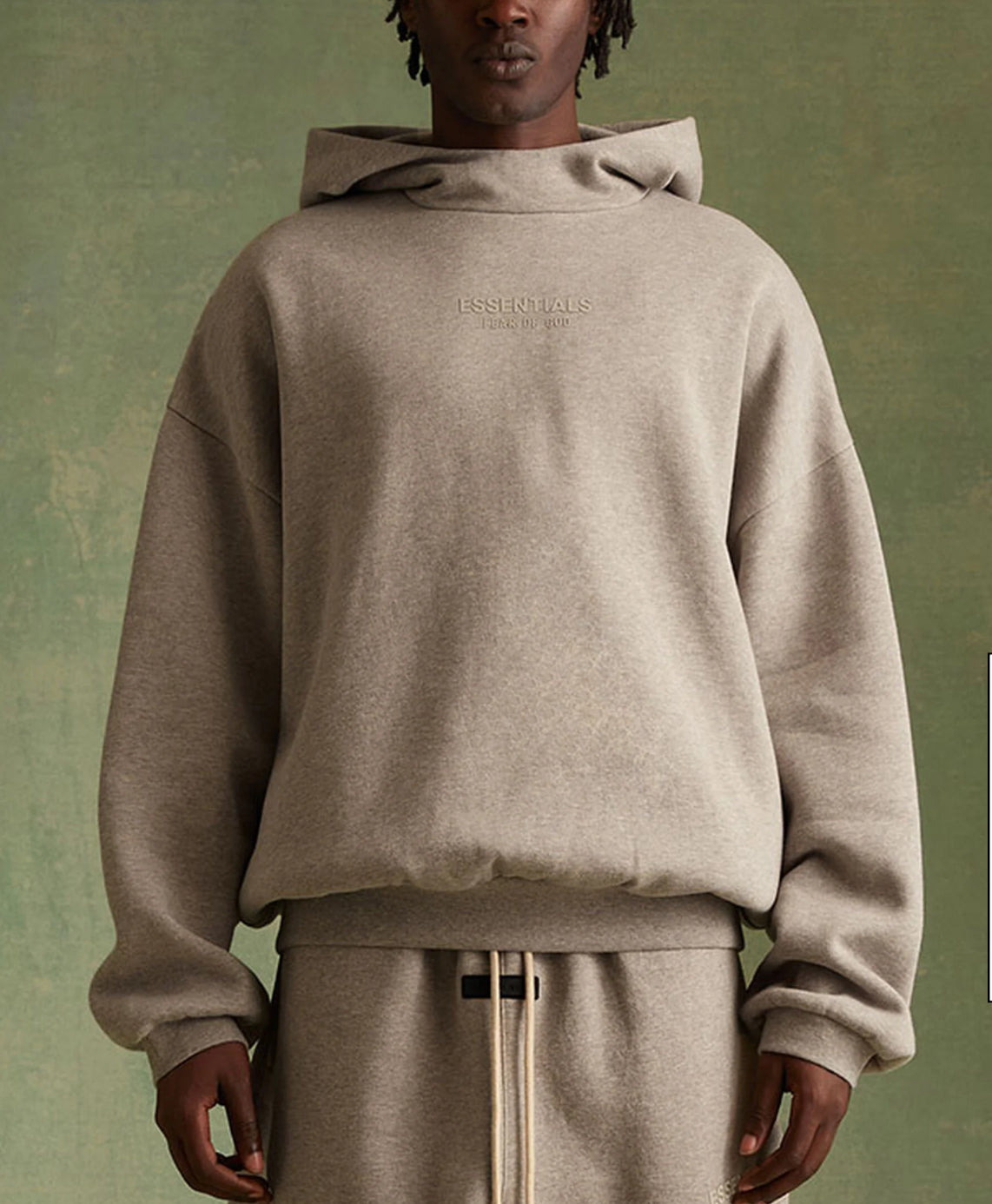 Fear of God Essentials Hoodie FW23 in Core Heather