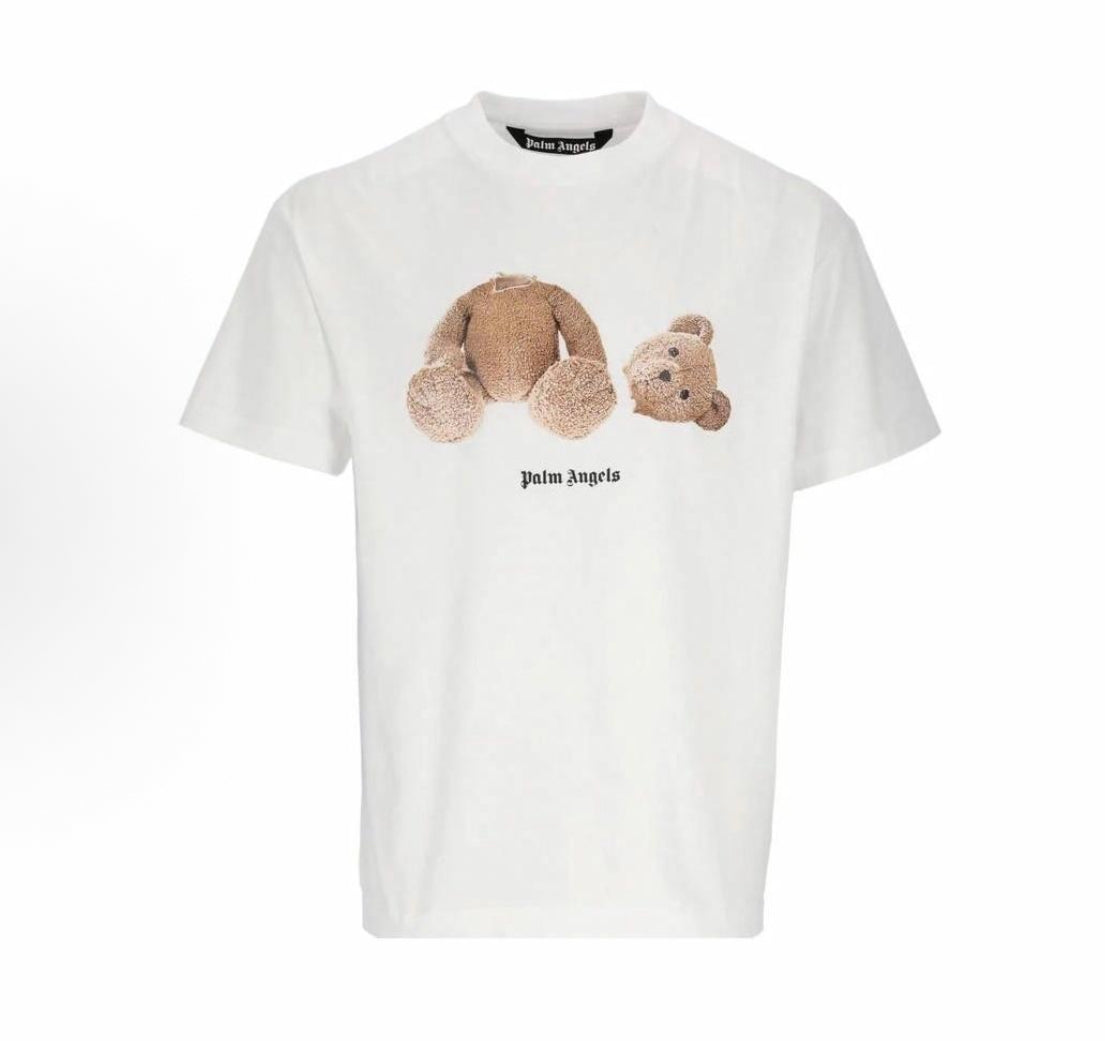 Palm Angels Bear Classic Tee in White