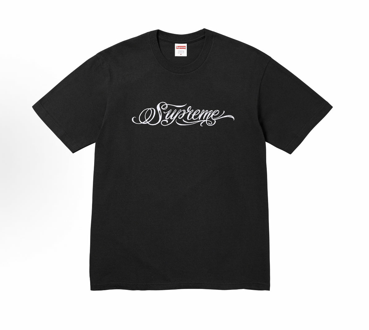 Supreme Script Tee FW24 in Black