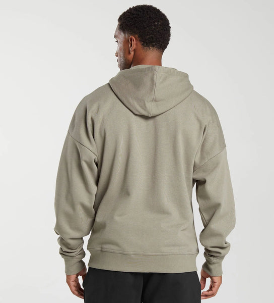 Gymshark Crest Oversized Zip Up Hoodie