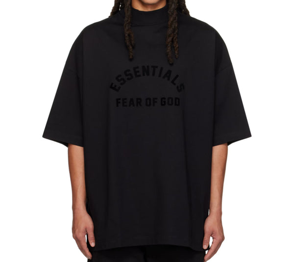 Fear of God Essentials Tee SS23 in Jet Black