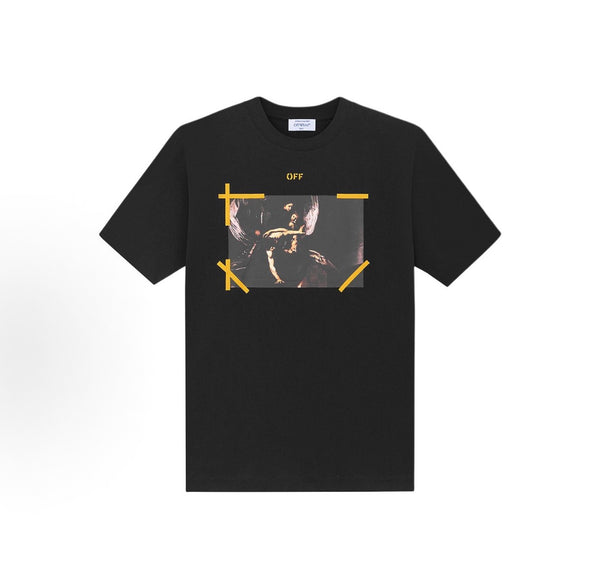 Off-White Arrow Carav Mercy Skat Tee in Black (SS26)