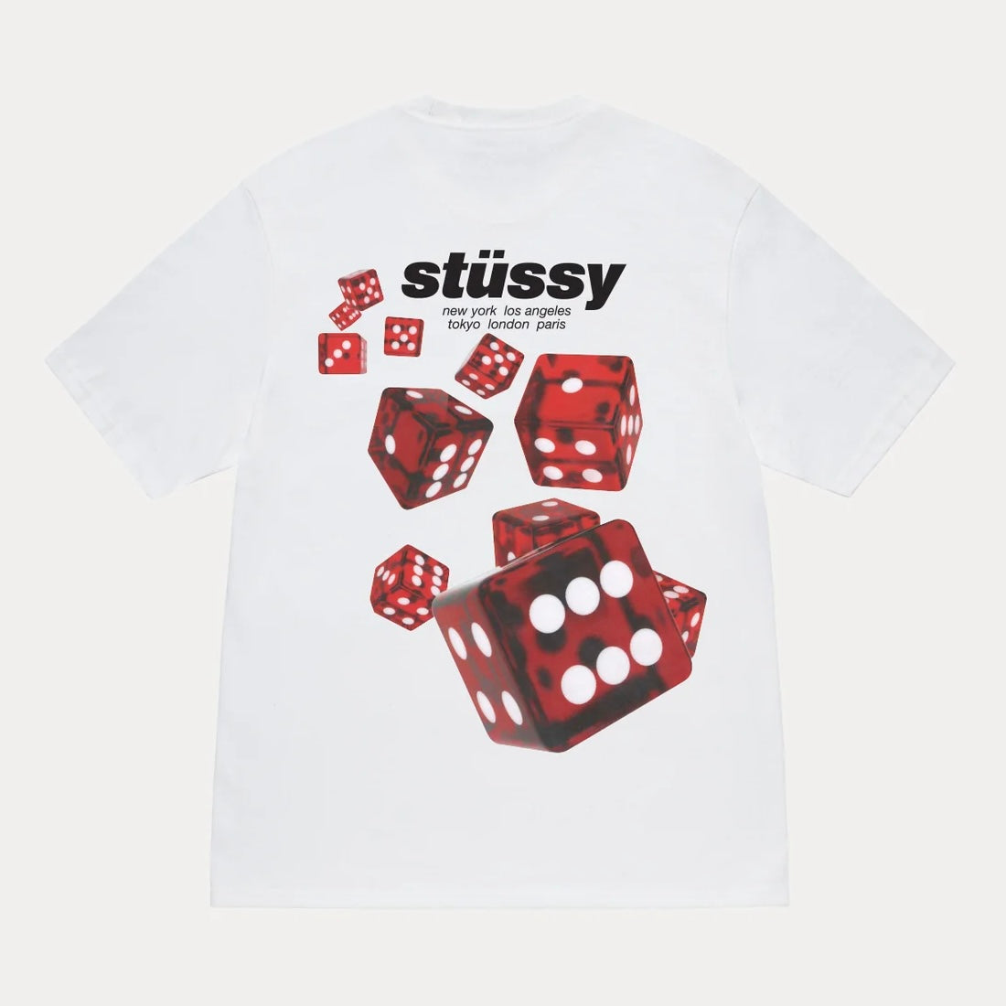 Stussy Rollers Tee in White