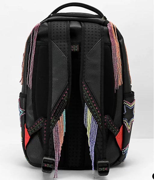 Sprayground AI Beaded Shark DLX Black Backpack