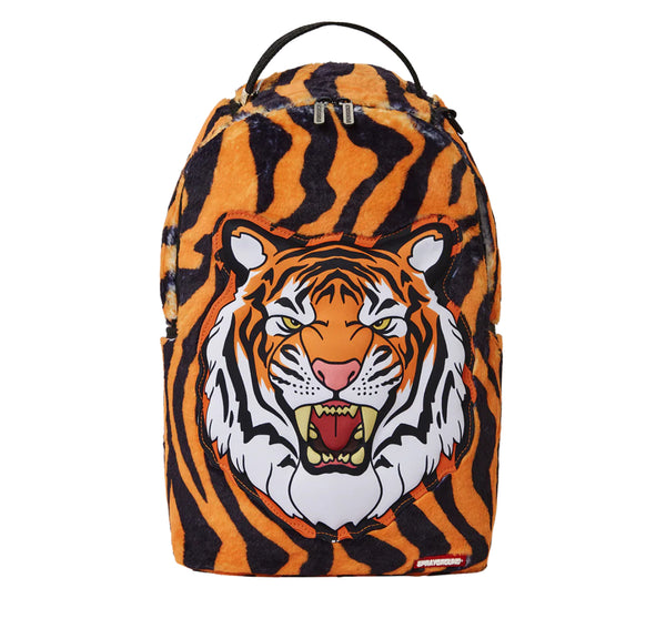 Sprayground Tiger Cozy Velour Fur Backpack