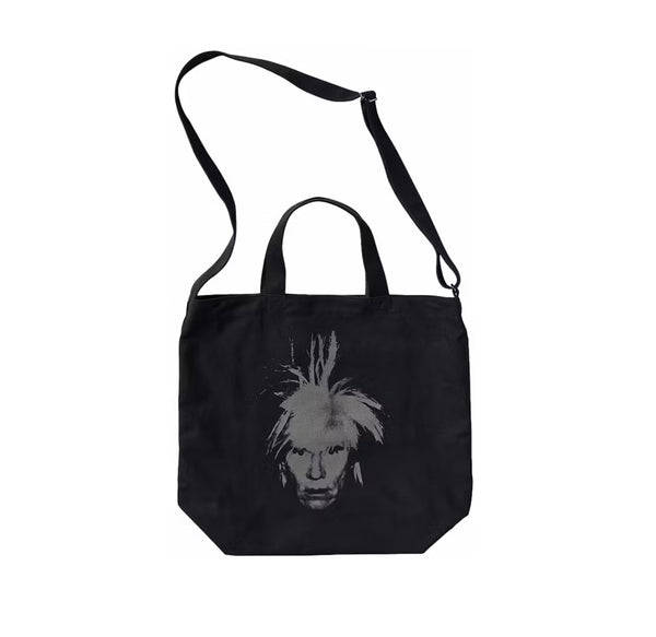 KAWS x UNIQLO x Warhol 2-Way Tote Bag in Black