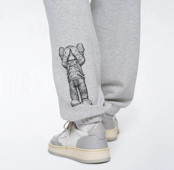 Uniqlo KAWS + Warhol Sweatpants in Gray