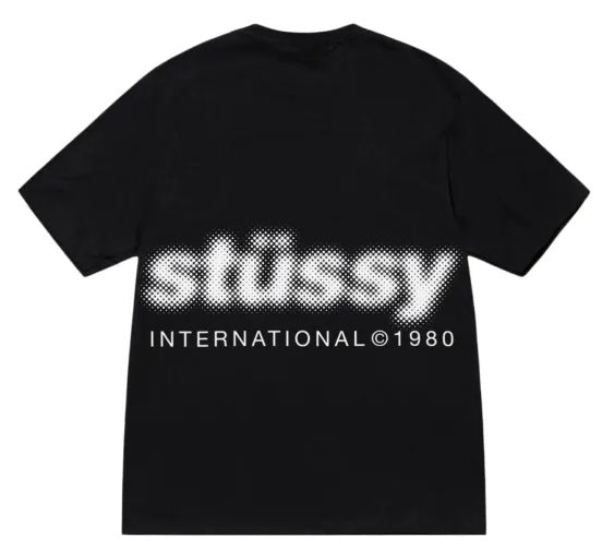 Stussy Blur Tee in Black