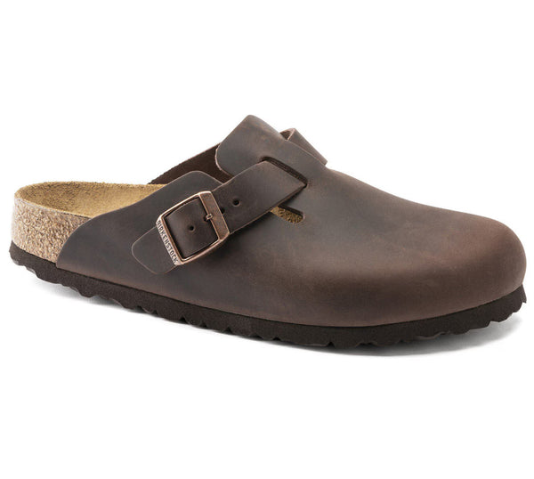 Birkenstock Boston Oiled Leather in Habana