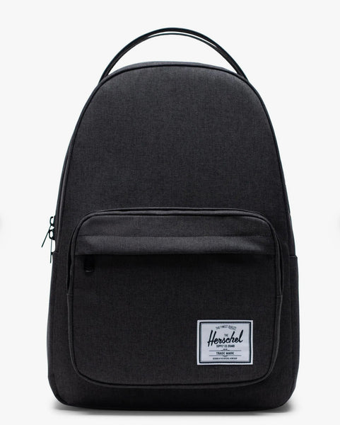 Herschel Miller Black Crosshatch Backpack