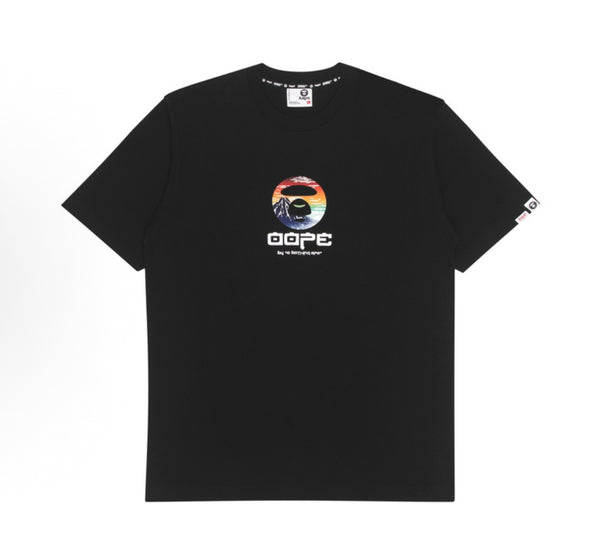 Aape Moon Face Mountain Graphic S/S Tee