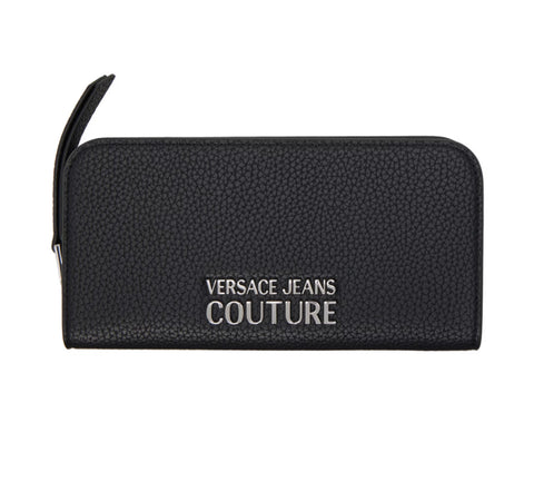 Versace Jeans Couture Long Zip Black Hardware Wallet