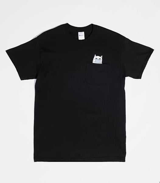 RIPNDIP Nermaphobe Black Pocket T-Shirt