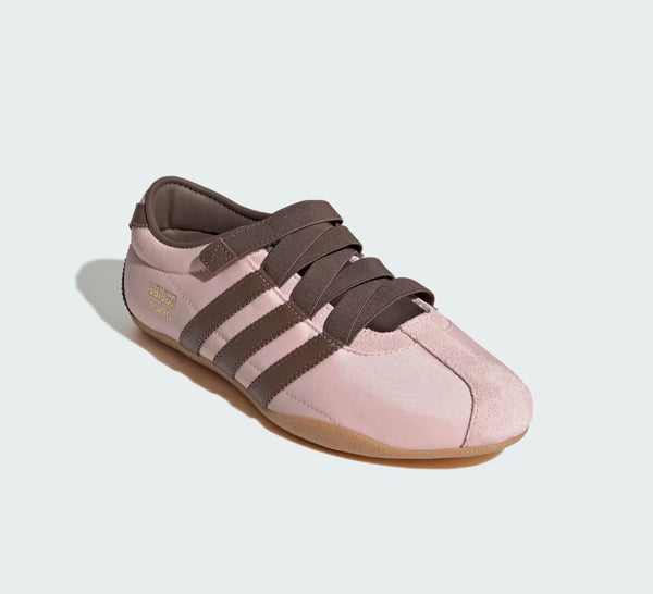 Adidas Tokyo Mary Jane Shoes in Sandy Pink / Earth Strata / Gold Metallic
