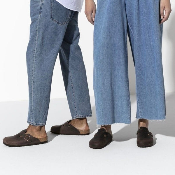 Birkenstock Boston Oiled Leather in Habana