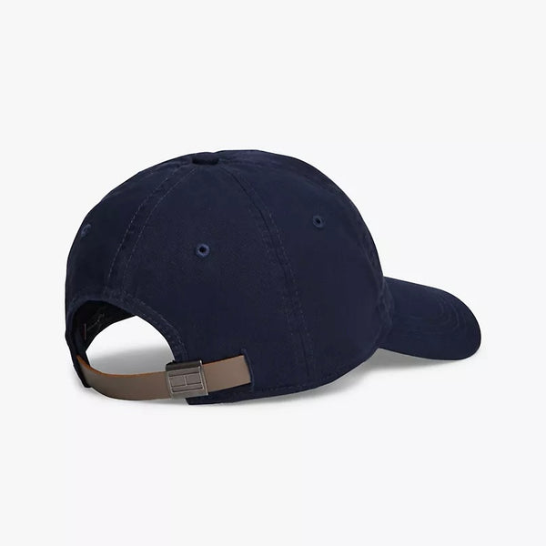 Tommy Embroidered Tommy Logo Baseball Cap in Sky Captain