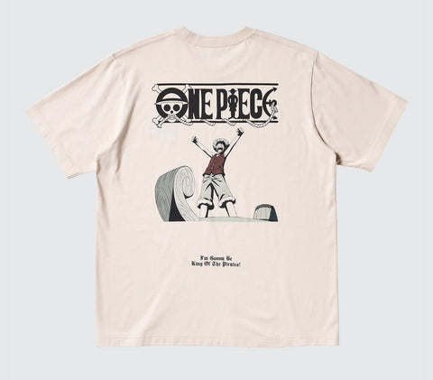 Uniqlo TV animation ONE PIECE 25th UT Tee in Natural