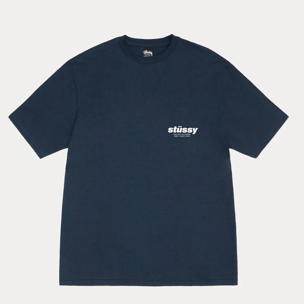 Stussy Rollers Tee in Navy