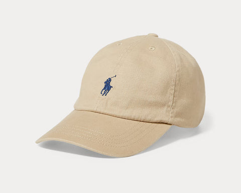 Polo Ralph Lauren Cotton Chino Ball Cap Kids in Khaki