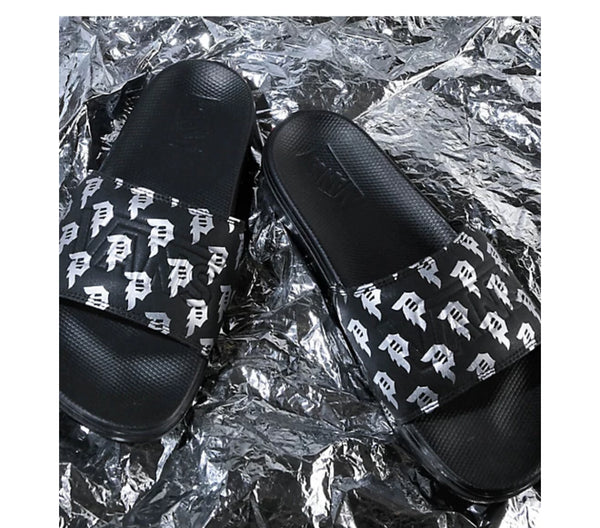 Vans x Primitive La Costa Black Slides
