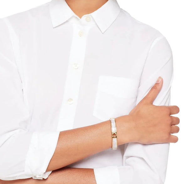 Kate Spade Hole Punch Spade Hinge Bangle