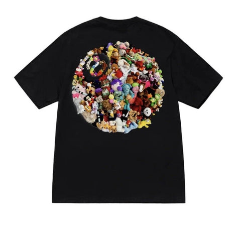 Stussy Plush Tee in Black
