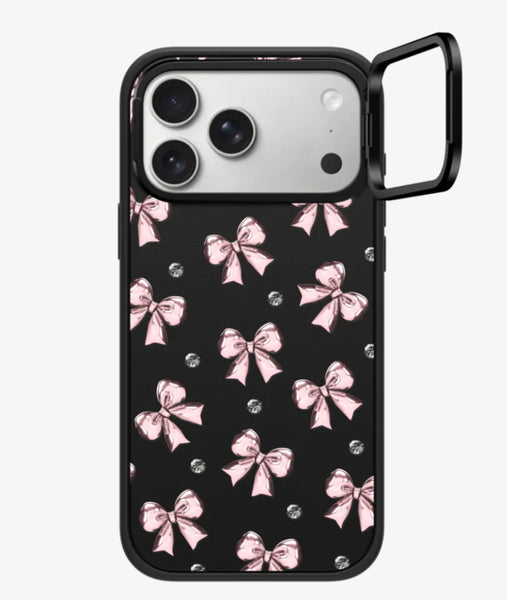 Casetify Metallic Pink Ribbon
Impact Ring Stand Case MagSafe Compatible for iPhone 17 Pro Max