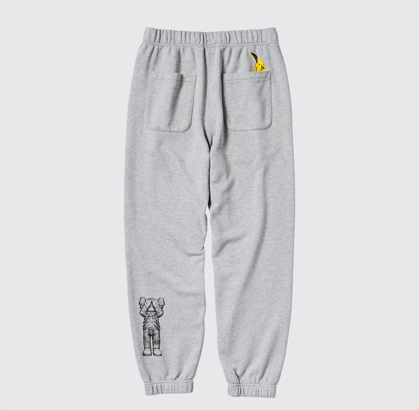 Uniqlo KAWS + Warhol Sweatpants in Gray