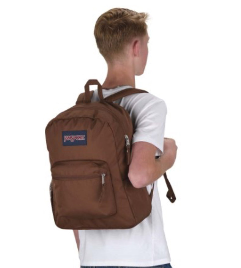 JanSport Cross Town Backpack in Basic Brown – Justhypecambodia