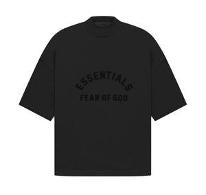 Fear of God Essentials Tee SS23 in Jet Black