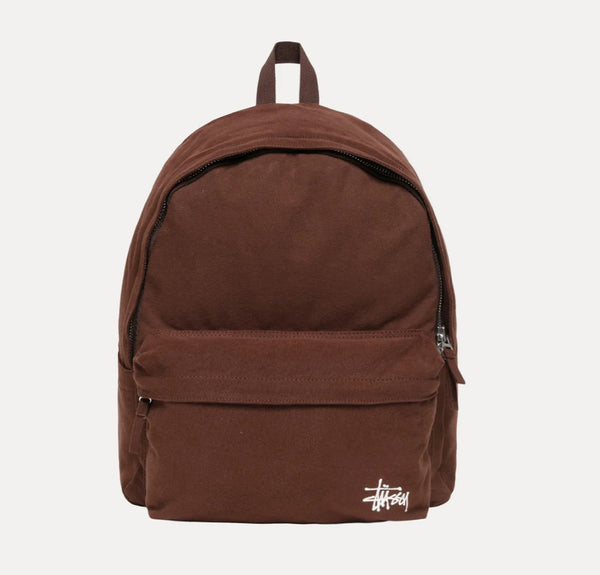 Stussy Canvas Backpack in Brown