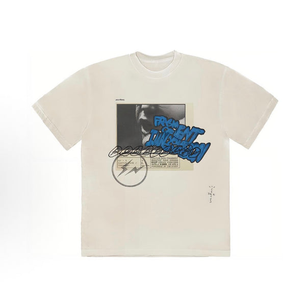 Travis Scott x Fragment Manifest Tee in White