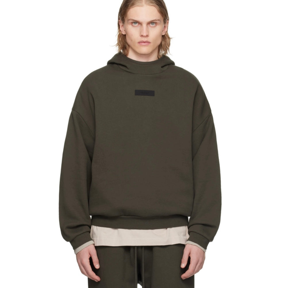 Fear of God Essentials Hoodie SS24 in Ink