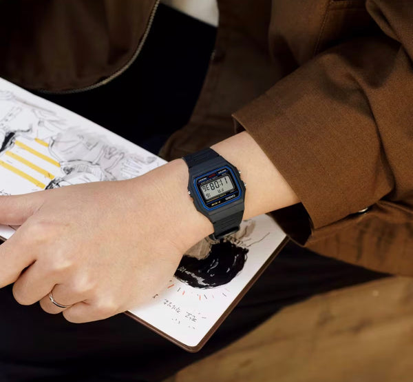 Casio F-91W-1 Watch in Black