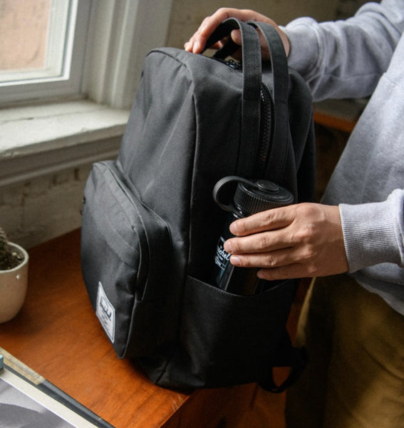 Herschel Miller Black Crosshatch Backpack