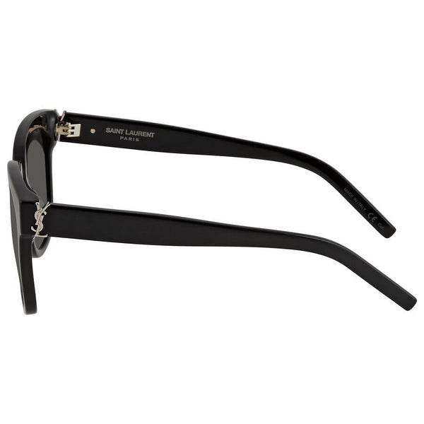 Saint Laurent Grey Square Ladies Sunglasses