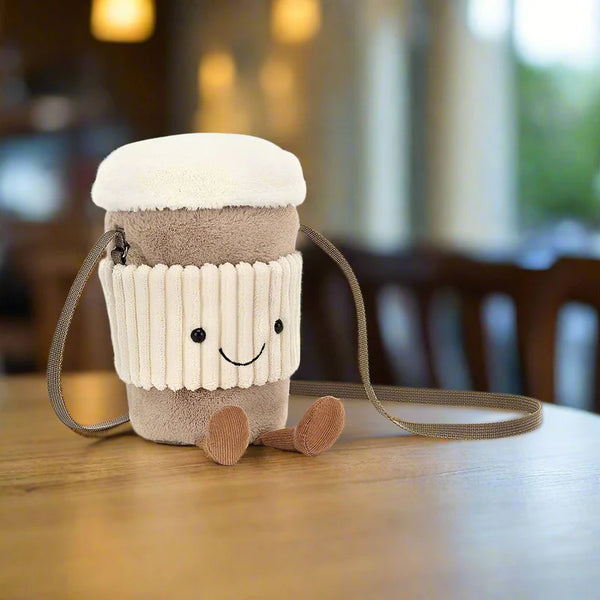 Jellycat Amuseables Coffee-To-Go Bag