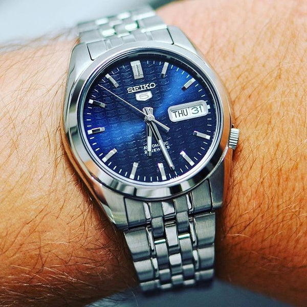 Seiko 5 Automatic Midnight Logo Dial Men's Watch