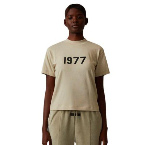 Fear of God Essentials 1977 Wheat Women Tee